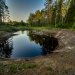 Karst sinkholes Ezernieki